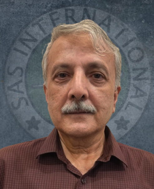 Portrait of Wg Cdr Shahzad Akhtar